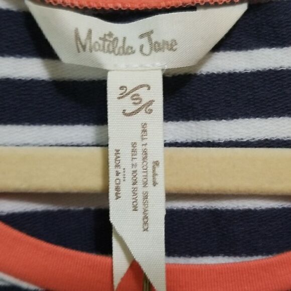 Matilda Jane, striped and floral dress. Size S. - Picture 2 of 5